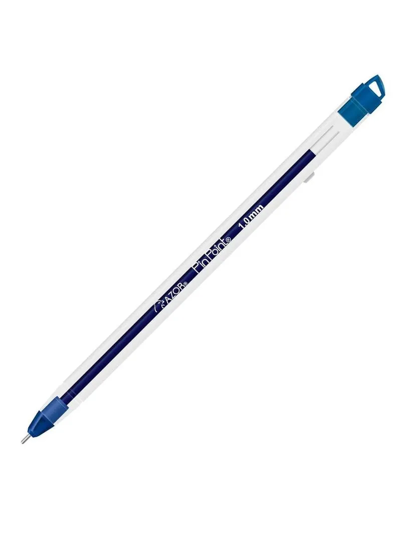 Bolígrafo Punto Mediano Stick Azul Caja con 12 Piezas Pin Point