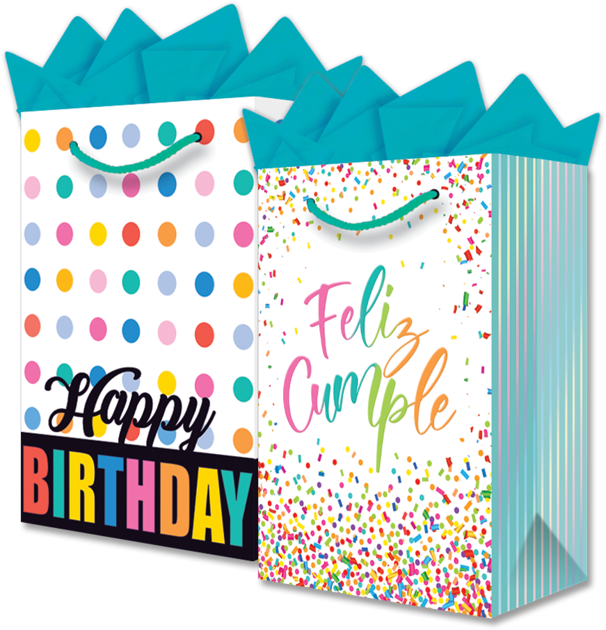 Bolsa para Regalo Mediana Confetti