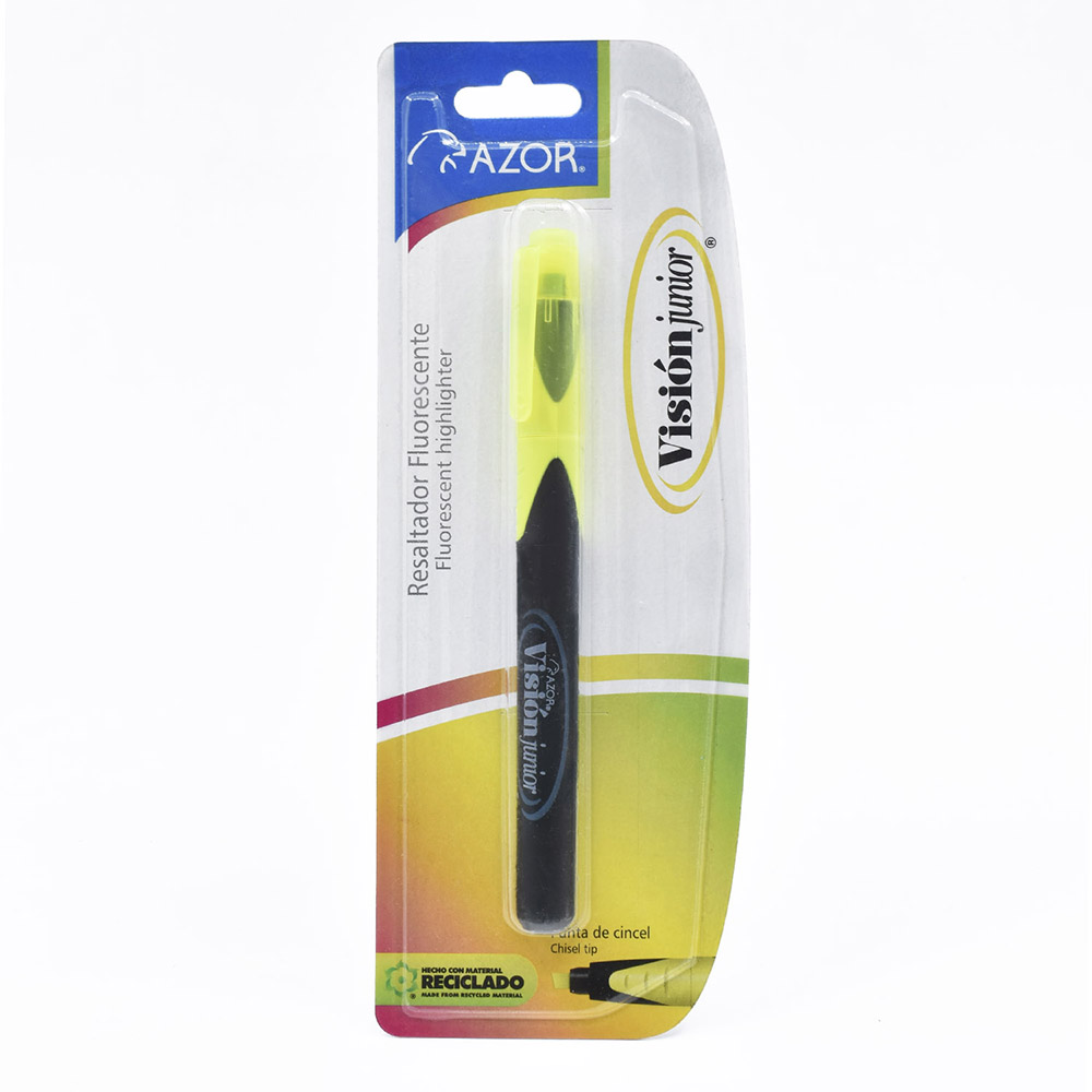 Resaltador Fluorecente C/amarillo visión junior