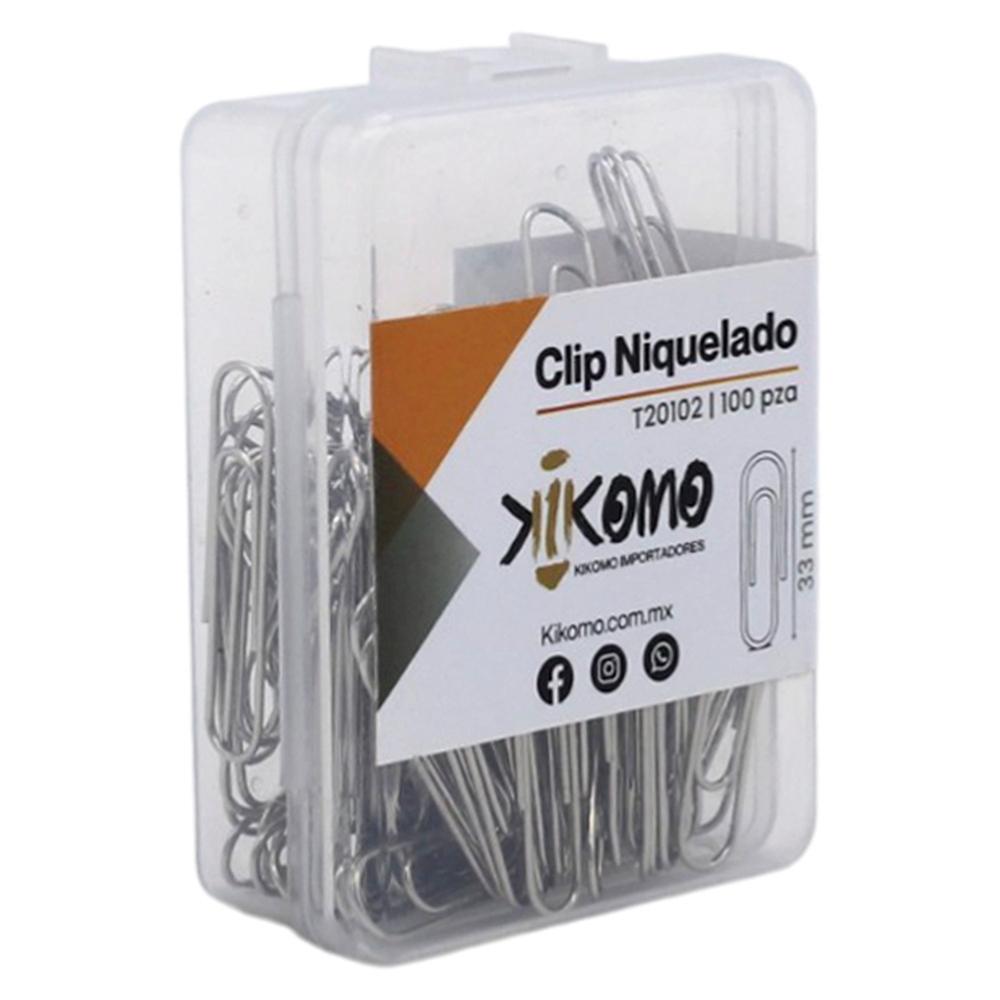 Clips Kikomo Niquelados 100 Piezas
