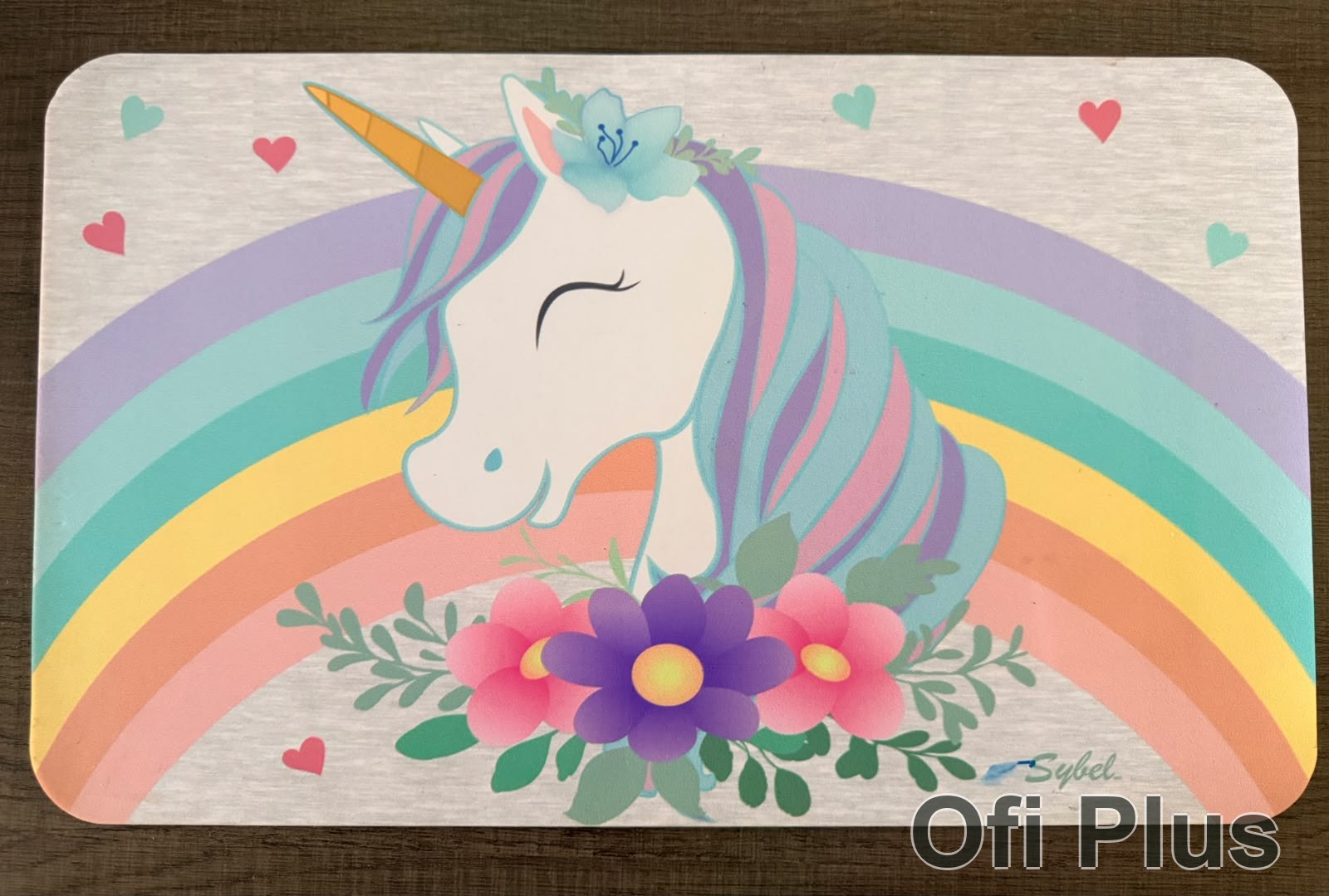 Mantel Vinil Diseño Unicornio Flores