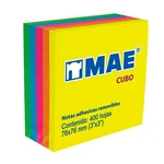 Notas Adhesivas en Cubo MAE 400 Hojas